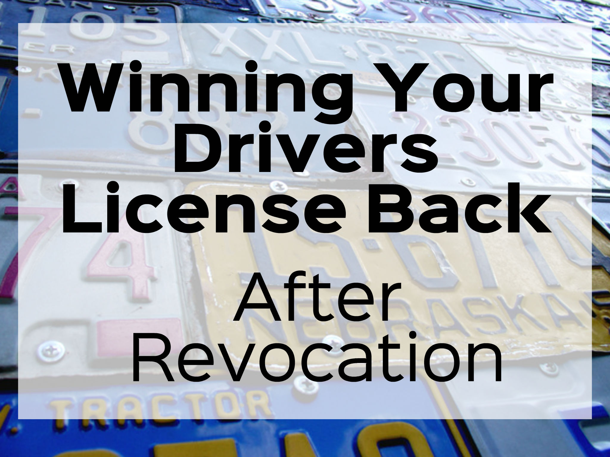 If you have lost your driver’s license following a conviction of an OWI let me start by saying winning your license back after having it revoked will have nothing to do with your ‘need’ for a license. Yes, while we all may ‘need’ a license to secure/maintain employment and provide transportation in the end, this ‘need’ will actually have very little to do with your actual ability to win your drivers license back.  Before you can ever win your license back, you have to be legally eligible to file a license restoration appeal. "Eligibility" meaning legally able 