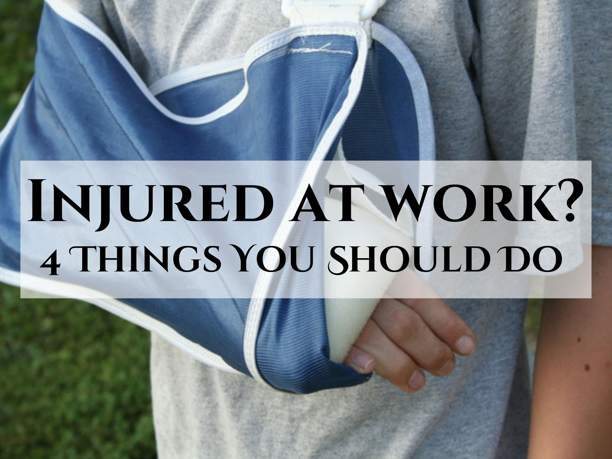 Have you been in a work related accident and been injured? Each year thousands of individuals are injured in the workplace. Unfortunately, of those injured individuals only a small percentage actually receive the compensation they deserve: simply, because they do not know the necessary steps to take. If you have sustained a work related injury, your employer maybe responsible for helping with lost wages and/or medical expenses. Injured on the job? The time to act is now – 4 Things You Should Do If Injured At Work