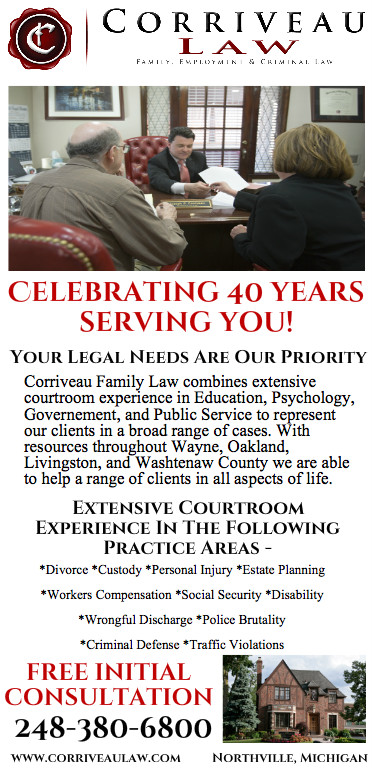 This year, 2016 marks Corriveau Law’s 40th Anniversary! We would like to say a very special “thank-you” to our clients, staff, and all who have made these last 40 years golden. 