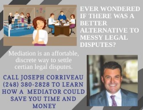 Joe Corriveau selected by 3rd Circuit Court as a Certified Mediator